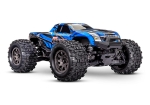 TRX107154-1-BLUE MINI-MAXX 4WD blau BL-2S Brushless, HD-Teile, mit Akku/Lader